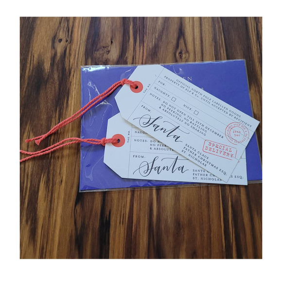 4- Official Santa Gift Tags | North Pole‎ - Picture 5 of 8